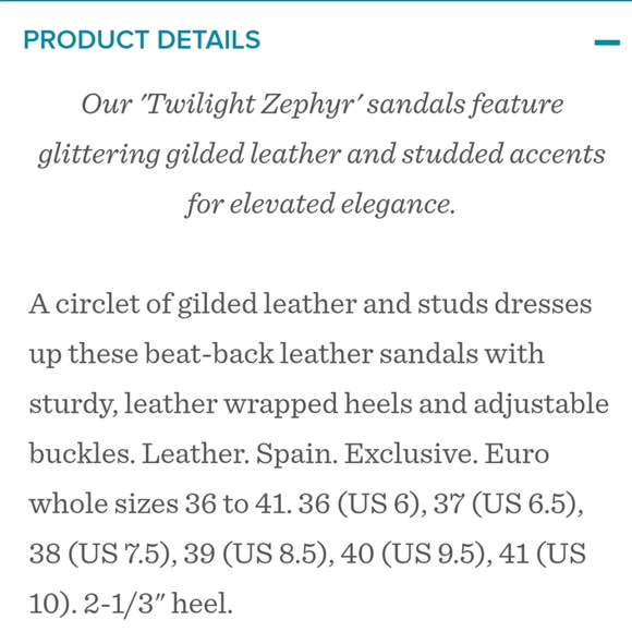 🆕🌿METALLIC LEATHER SANDALS🌿 - Picture 3 of 10